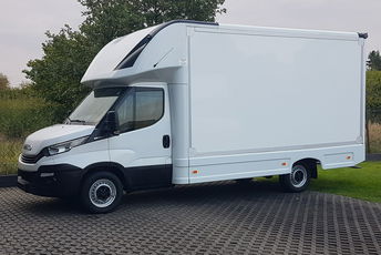 Iveco Daily KONTENER NISKOPODŁOGOWY 4.31x2.23x2.42 SKLEP KAMPER KLIMA FOODTRUCK