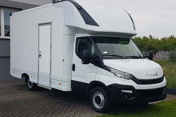 Iveco Daily KONTENER NISKOPODŁOGOWY 4.31x2.23x2.42 SKLEP KAMPER KLIMA FOODTRUCK