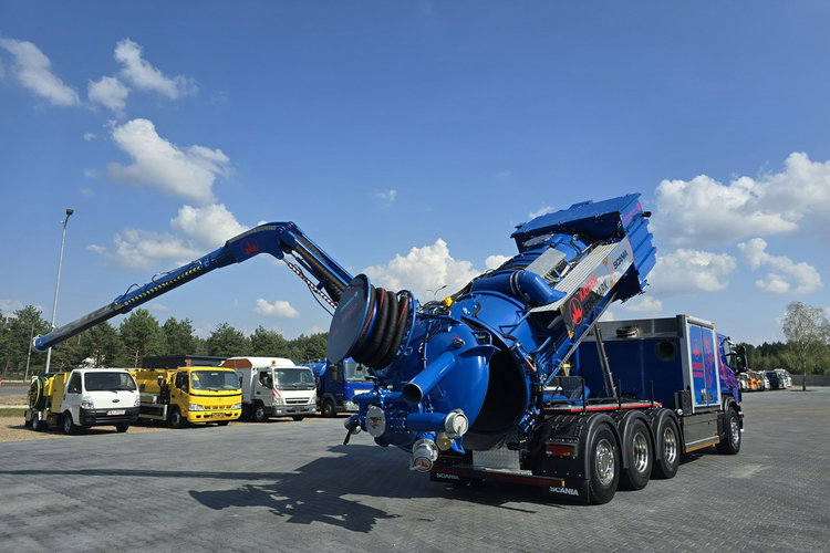 Scania EUR-MARK PL8 Ładowarka próżniowa ssąco-nadmuchowa KAISER koparka ssąca substancje sypkie odkurzacz WUKO Saugbagger zdjęcie 1