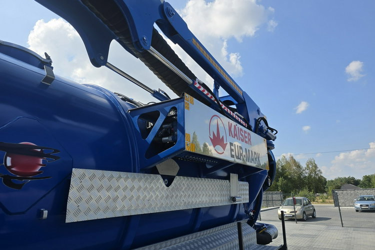 Scania EUR-MARK PL8 Ładowarka próżniowa ssąco-nadmuchowa KAISER koparka ssąca substancje sypkie odkurzacz WUKO Saugbagger zdjęcie 15