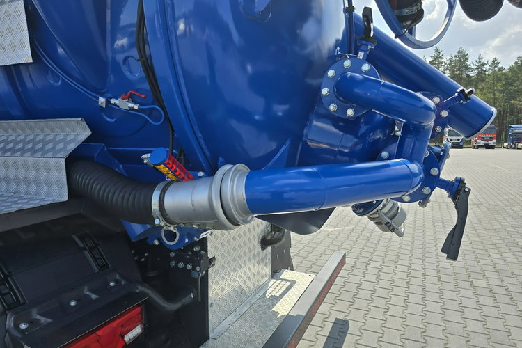 Scania EUR-MARK PL8 Ładowarka próżniowa ssąco-nadmuchowa KAISER koparka ssąca substancje sypkie odkurzacz WUKO Saugbagger zdjęcie 16