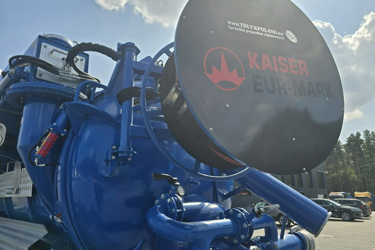 Scania EUR-MARK PL8 Ładowarka próżniowa ssąco-nadmuchowa KAISER koparka ssąca substancje sypkie odkurzacz WUKO Saugbagger zdjęcie 17