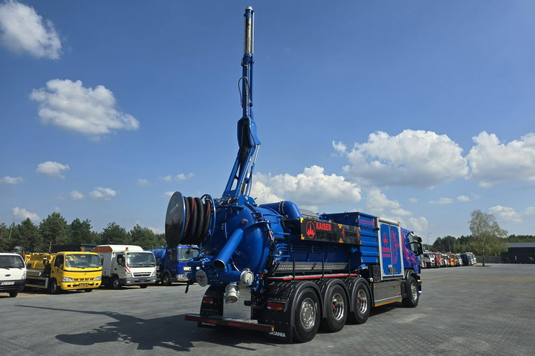 Scania EUR-MARK PL8 Ładowarka próżniowa ssąco-nadmuchowa KAISER koparka ssąca substancje sypkie odkurzacz WUKO Saugbagger zdjęcie 28