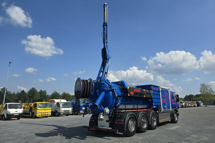 Scania EUR-MARK PL8 Ładowarka próżniowa ssąco-nadmuchowa KAISER koparka ssąca substancje sypkie odkurzacz WUKO Saugbagger zdjęcie 29