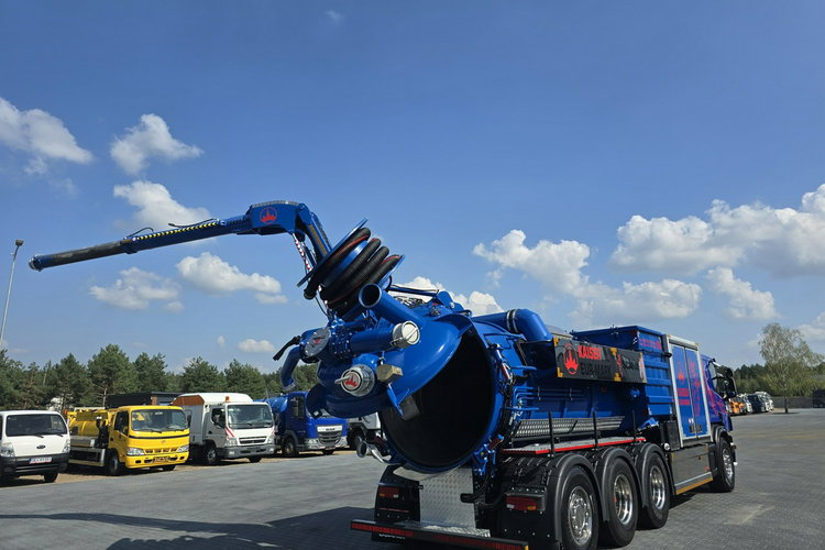 Scania EUR-MARK PL8 Ładowarka próżniowa ssąco-nadmuchowa KAISER koparka ssąca substancje sypkie odkurzacz WUKO Saugbagger zdjęcie 33