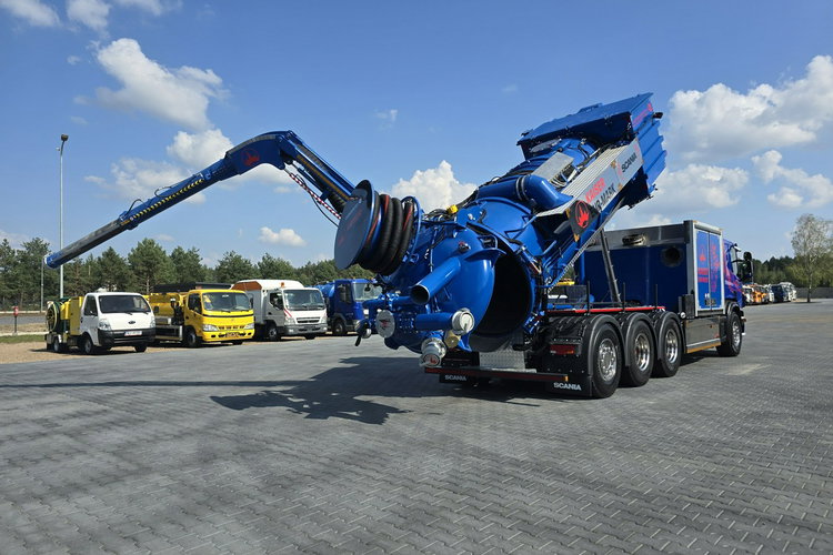 Scania EUR-MARK PL8 Ładowarka próżniowa ssąco-nadmuchowa KAISER koparka ssąca substancje sypkie odkurzacz WUKO Saugbagger zdjęcie 35