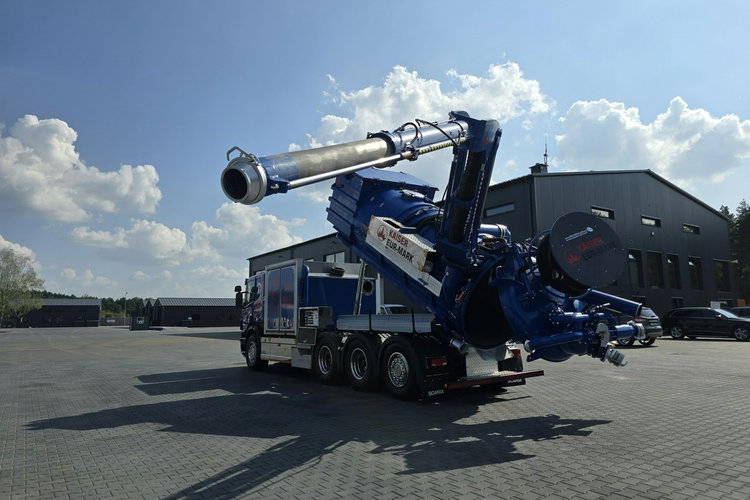 Scania EUR-MARK PL8 Ładowarka próżniowa ssąco-nadmuchowa KAISER koparka ssąca substancje sypkie odkurzacz WUKO Saugbagger zdjęcie 36