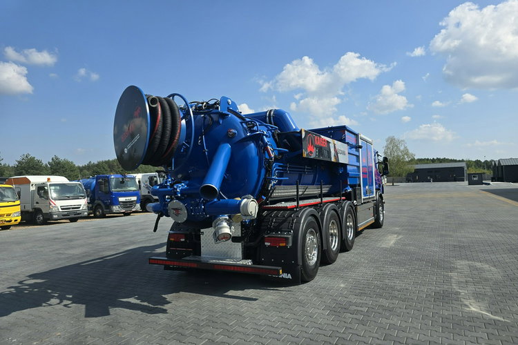 Scania EUR-MARK PL8 Ładowarka próżniowa ssąco-nadmuchowa KAISER koparka ssąca substancje sypkie odkurzacz WUKO Saugbagger zdjęcie 6