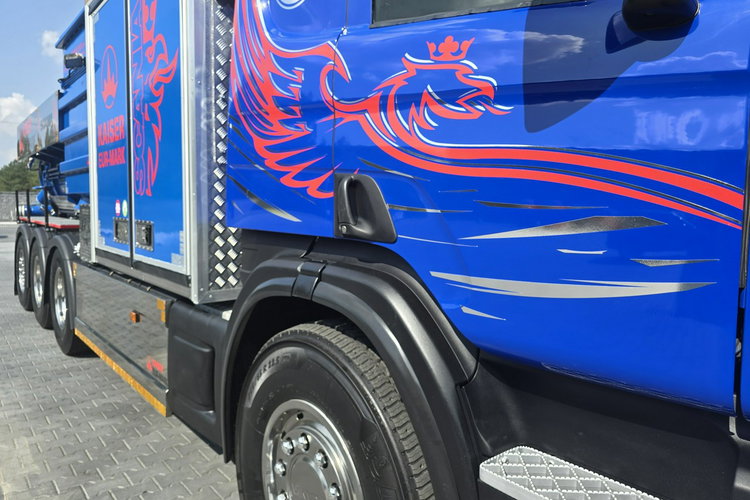 Scania EUR-MARK PL8 Ładowarka próżniowa ssąco-nadmuchowa KAISER koparka ssąca substancje sypkie odkurzacz WUKO Saugbagger zdjęcie 8