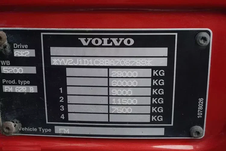 Volvo FM / 340 / 6 X 2 / SKRZYNIOWY + HDS / FASSI 310 XP / WYSIĘG 16.7 M zdjęcie 11