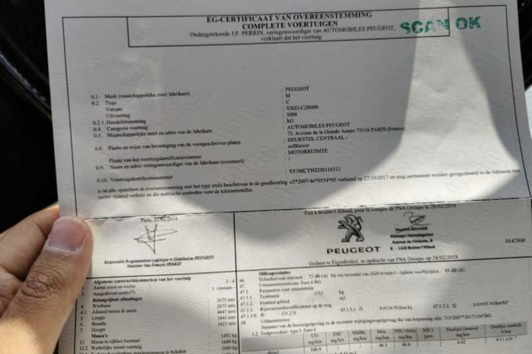 Peugeot 3008 1.5HDI Allure max wersja ledy xenon skóry naci kamery 360 gwa zdjęcie 12