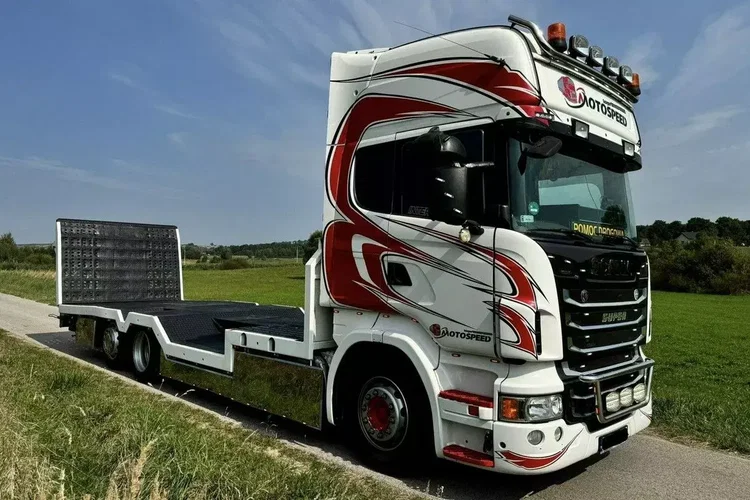 Scania R 420 LB 6x2 Auto Laweta Pomoc Drogowa Platforma (DMC - 26t) zdjęcie 2