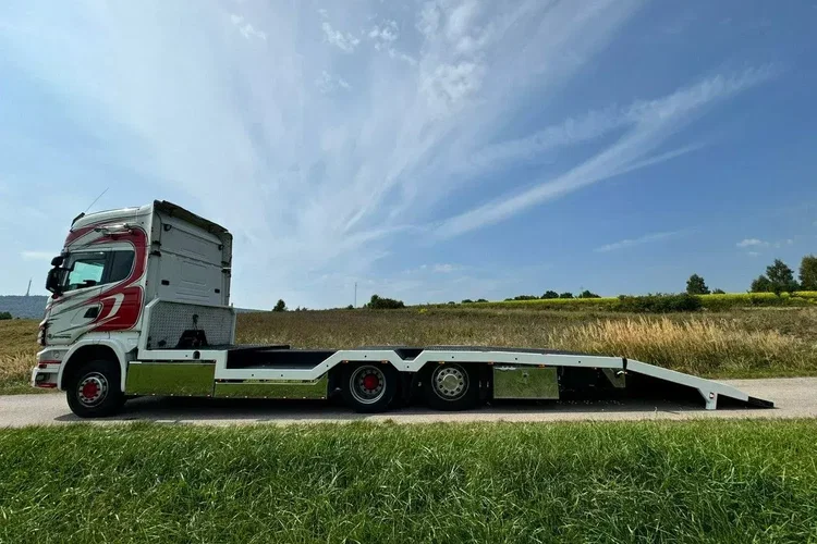 Scania R 420 LB 6x2 Auto Laweta Pomoc Drogowa Platforma (DMC - 26t) zdjęcie 4