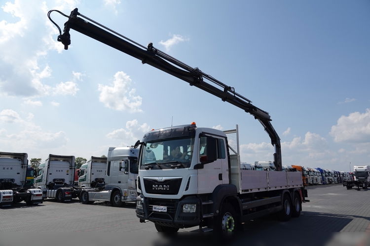 MAN TGS 26.400 / 6x4 / SKRZYNIOWY - 6, 5M / HDS HIAB 188 4xwysów 13 Metrów / EURO 6 / 2016 ROK /STEROWANIE RADIOWE / ROTATOR /  zdjęcie 2