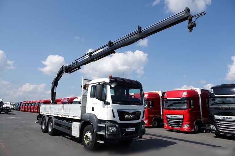 MAN TGS 26.400 / 6x4 / SKRZYNIOWY - 6, 5M / HDS HIAB 188 4xwysów 13 Metrów / EURO 6 / 2016 ROK /STEROWANIE RADIOWE / ROTATOR /  zdjęcie 8