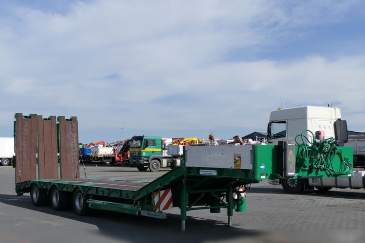 Kaiser NACZEPA LAWETA / NISKOPODWOZIOWA / NAJAZDY HYDRAULICZNE / WCIĄGARKA / zdjęcie 11