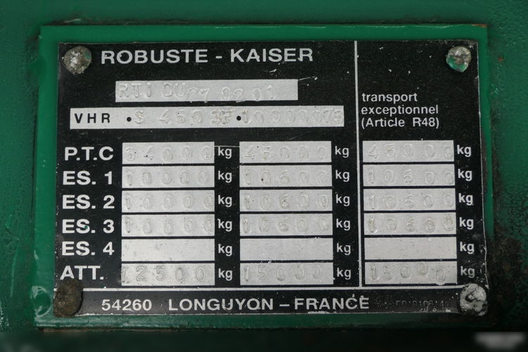 Kaiser NACZEPA LAWETA / NISKOPODWOZIOWA / NAJAZDY HYDRAULICZNE / WCIĄGARKA / zdjęcie 28