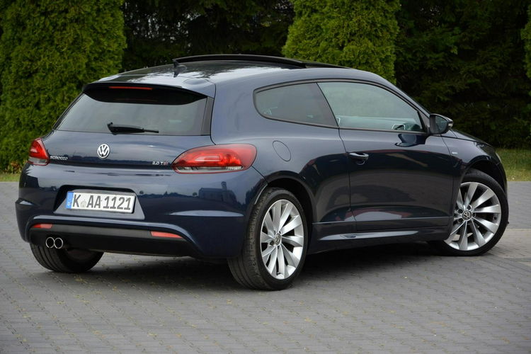 Volkswagen Scirocco 2.0T(210KM) Bi-xenon Skóry Navi Szyberdach Alu 18" Nowe Michelin Match zdjęcie 13