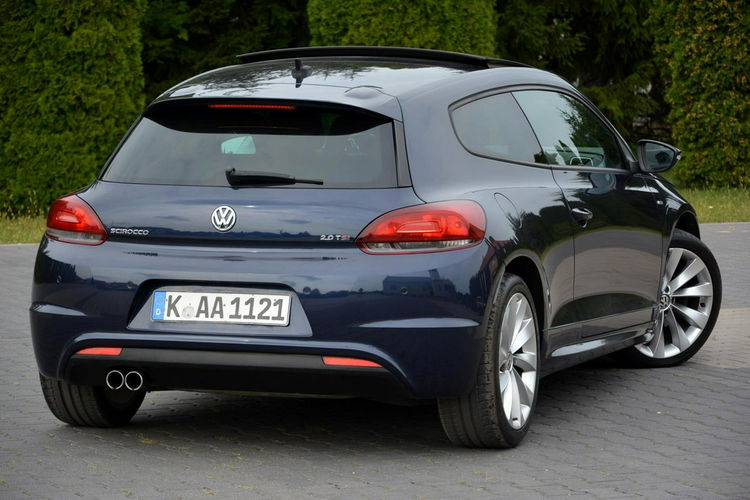 Volkswagen Scirocco 2.0T(210KM) Bi-xenon Skóry Navi Szyberdach Alu 18" Nowe Michelin Match zdjęcie 14