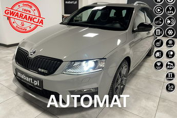 Skoda Octavia RS 2.0 TDI 184KM DSG LED AppleCar Bi-Xenon Duża Navi Nardo Grey