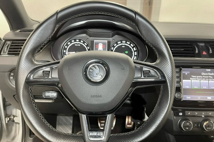 Skoda Octavia RS 2.0 TDI 184KM DSG LED AppleCar Bi-Xenon Duża Navi Nardo Grey zdjęcie 14