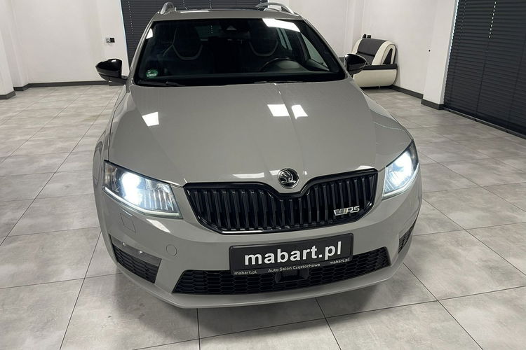 Skoda Octavia RS 2.0 TDI 184KM DSG LED AppleCar Bi-Xenon Duża Navi Nardo Grey zdjęcie 6