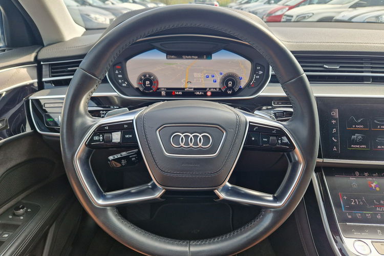 A8 Audi A8 Bezwypadkowy FakturaVat Brutto SerwisAudi BardzoBogata zdjęcie 15