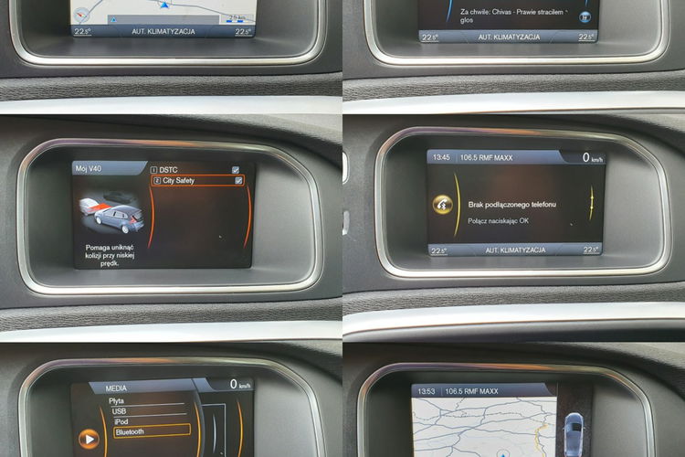 Volvo V40 1.6 D2 115KM # Momentum # Navi # Pół Skóra # Parktronic # Zadbany zdjęcie 23