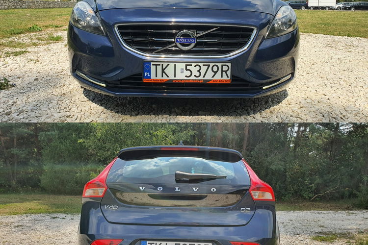 Volvo V40 1.6 D2 115KM # Momentum # Navi # Pół Skóra # Parktronic # Zadbany zdjęcie 36
