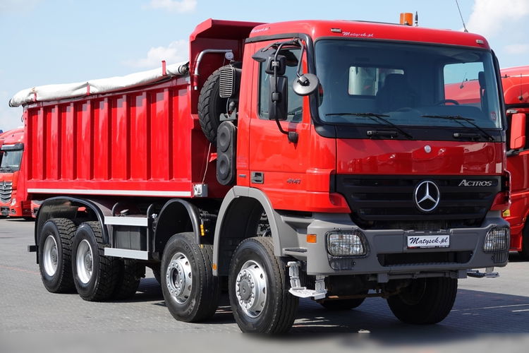 Mercedes 4141 / 8x6 / WYWROTKA TYLNOZSYPOWA / HARDOX / zdjęcie 16