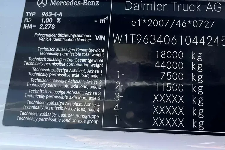 Mercedes ACTROS MP5 zdjęcie 14