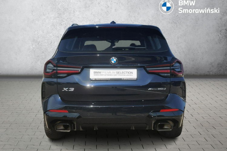 BMW X3 xDrive20d M Pakiet Tempomat Podgrzewane Fotele Dostęp Komfort Relingi zdjęcie 4