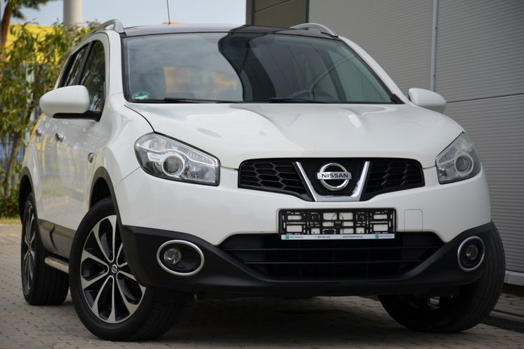 Nissan Qashqai Biały Zarejestrowany 1.6i 16V Lift Panorama Navi Skóra DVD Kamera zdjęcie 15
