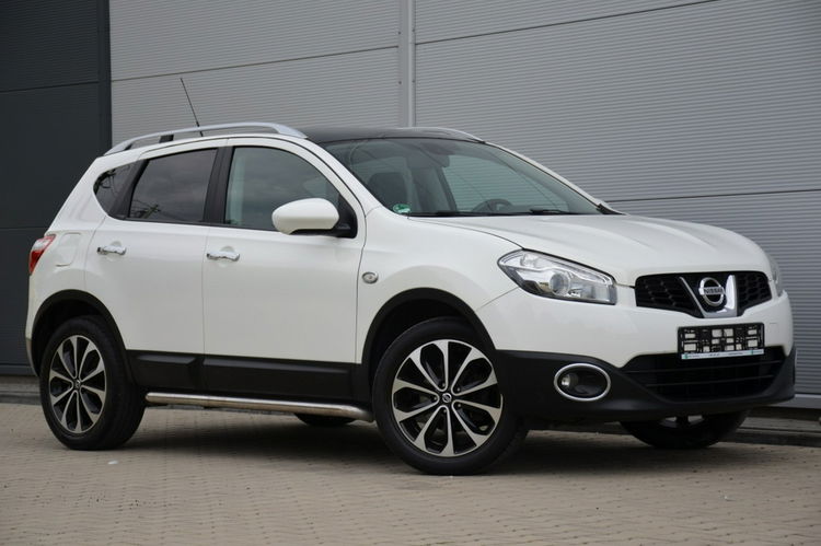 Nissan Qashqai Biały Zarejestrowany 1.6i 16V Lift Panorama Navi Skóra DVD Kamera zdjęcie 17