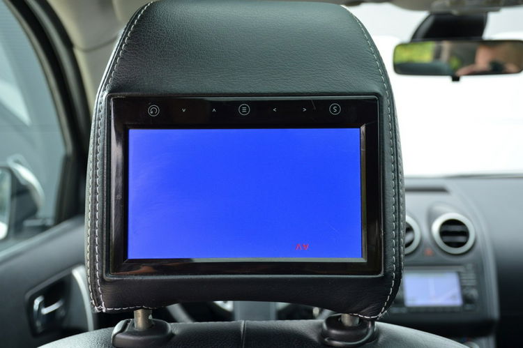 Nissan Qashqai Biały Zarejestrowany 1.6i 16V Lift Panorama Navi Skóra DVD Kamera zdjęcie 25