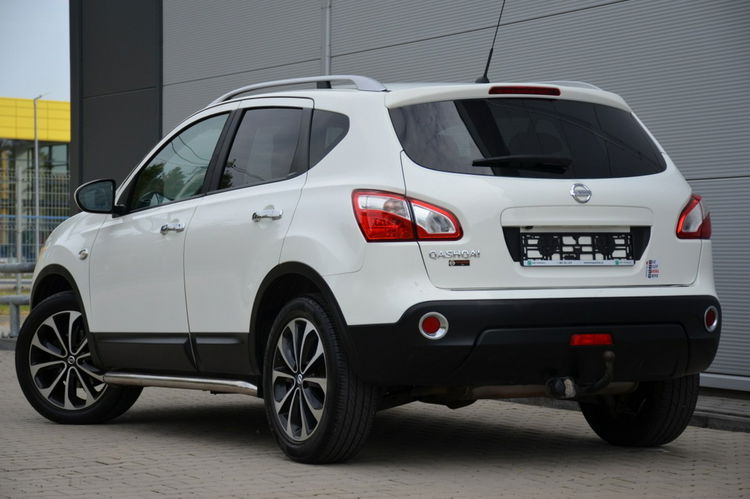 Nissan Qashqai Biały Zarejestrowany 1.6i 16V Lift Panorama Navi Skóra DVD Kamera zdjęcie 5