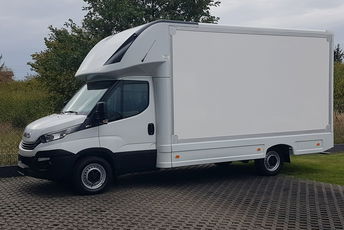 Iveco Daily KONTENER NISKOPODŁOGOWY 4.31x2.23x2.43 SKLEP FOODTRUCK KAMPER KLIMA