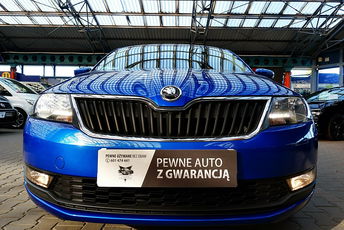 Skoda RAPID LED+PODGRZEWANE Fotele+Parktronik 3Lata GWARANCJA 1wł Kraj Bezwypad 4x2