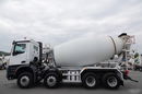 Mercedes AROCS / 8x4 / GRUSZKA 9m3 / BETONOMIESZARKA LIEBHERR / EURO 6 / ŁADOWNOŚĆ: 21 100 KG / zdjęcie 12