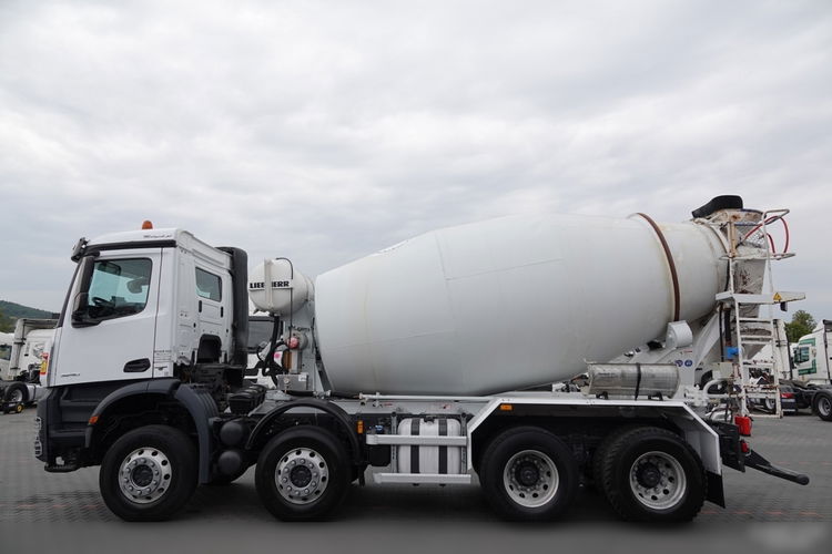 Mercedes AROCS / 8x4 / GRUSZKA 9m3 / BETONOMIESZARKA LIEBHERR / EURO 6 / ŁADOWNOŚĆ: 21 100 KG / zdjęcie 12