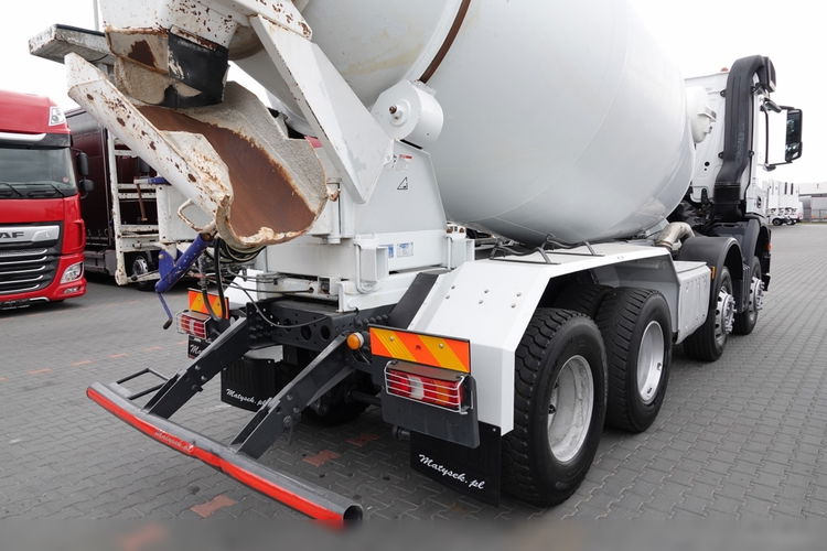 Mercedes AROCS / 8x4 / GRUSZKA 9m3 / BETONOMIESZARKA LIEBHERR / EURO 6 / ŁADOWNOŚĆ: 21 100 KG / zdjęcie 15