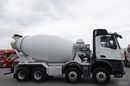 Mercedes AROCS / 8x4 / GRUSZKA 9m3 / BETONOMIESZARKA LIEBHERR / EURO 6 / ŁADOWNOŚĆ: 21 100 KG / zdjęcie 16