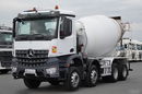 Mercedes AROCS / 8x4 / GRUSZKA 9m3 / BETONOMIESZARKA LIEBHERR / EURO 6 / ŁADOWNOŚĆ: 21 100 KG / zdjęcie 1