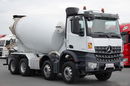 Mercedes AROCS / 8x4 / GRUSZKA 9m3 / BETONOMIESZARKA LIEBHERR / EURO 6 / ŁADOWNOŚĆ: 21 100 KG / zdjęcie 8