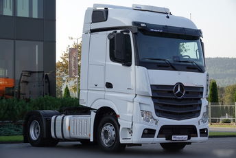 Mercedes ACTROS 1845 / KLIMATYZACJA POSTOJOWA / BEZ RETARDER / 2017 ROK / STREAM SPACE / SPROWADZONY 