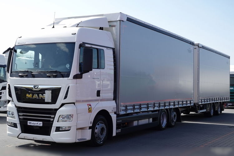 MAN TGX 26.470 / ZESTAW TANDEM 120 M3 / PRZEJAZDOWY / PO ZŁOTYM KONTRAKCIE SERWISOWYM / 2021 /  zdjęcie 1