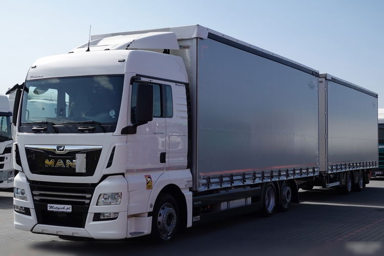 MAN TGX 26.470 / ZESTAW TANDEM 120 M3 / PRZEJAZDOWY / PO ZŁOTYM KONTRAKCIE SERWISOWYM / 2021 /  zdjęcie 3