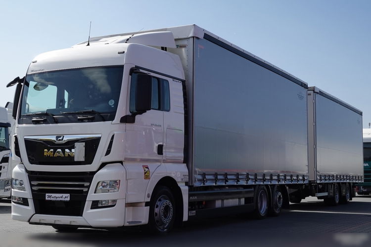 MAN TGX 26.470 / ZESTAW TANDEM 120 M3 / PRZEJAZDOWY / PO ZŁOTYM KONTRAKCIE SERWISOWYM / 2021 /  zdjęcie 4