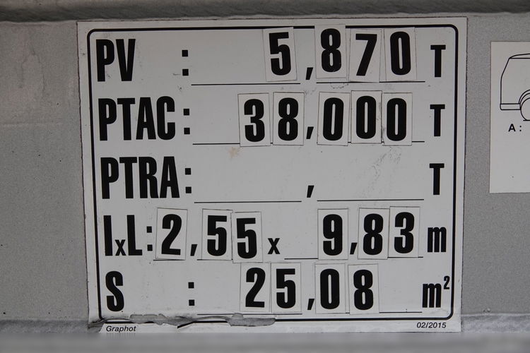 STAS WYWROTKA 40m3 / WAGA: 5800 KG / OŚ PODNOSZONA / OSIE SAF / TYŁ KLAPA + ZSYP / MAŁO UŻYWANA /  zdjęcie 23