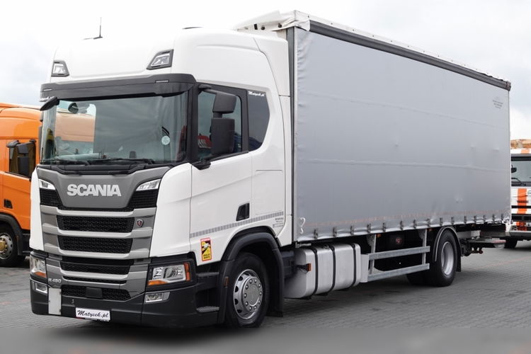 Scania R 450 / FIRANKA - 9 m / WINDA ZAŁADOWCZA / 22 E.P / PODNOSZONY DACH / CAŁA NA PODUSZKACH zdjęcie 1